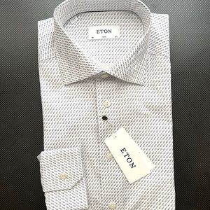 ETON 15 3/4 NECK SLIM DRESS SHIRT - NEW WITH TAGS